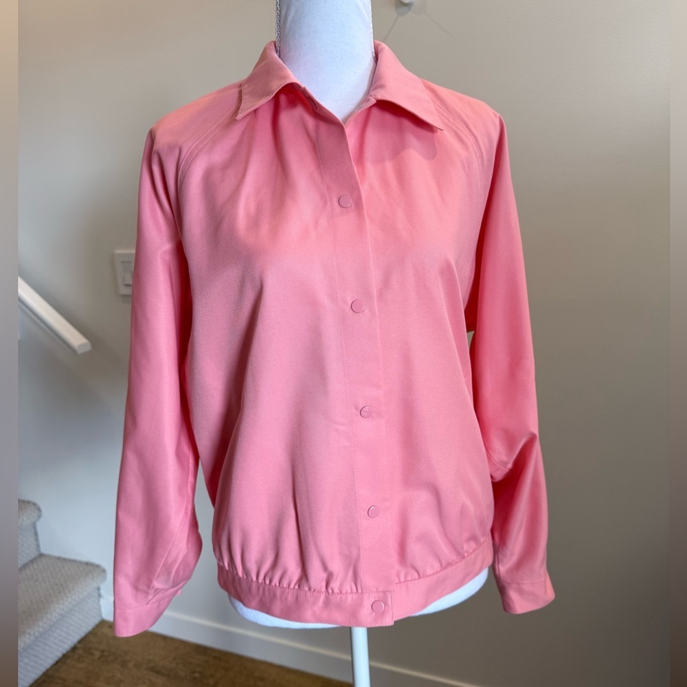 Vintage D'Allairds Bomber Jacket Size 10 Spring Closet Staple Elevated Basic